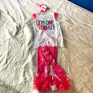 Mud Pie Birthday Outfit for 1 year old! Party set